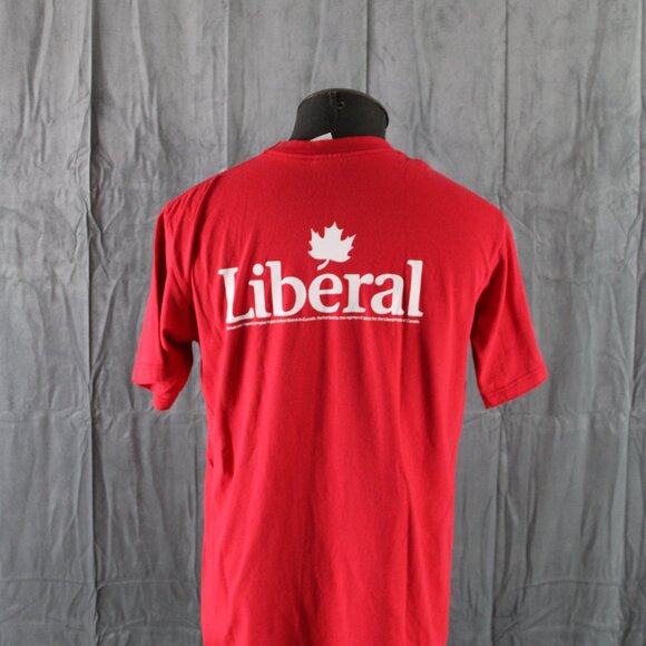 Canadian Political Shirt - Liberals Choose Forward - Men's Large - Picture 7 of 9